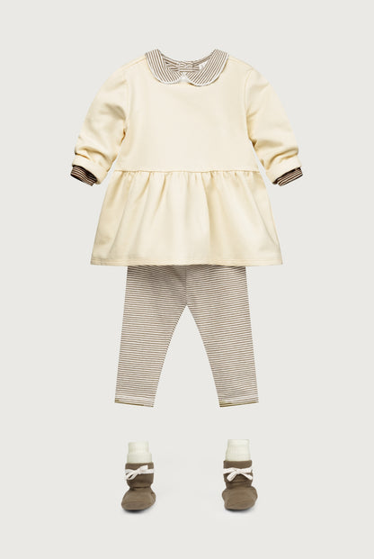 オーガニックコットン ソフトボーダーレギンス / ベビー