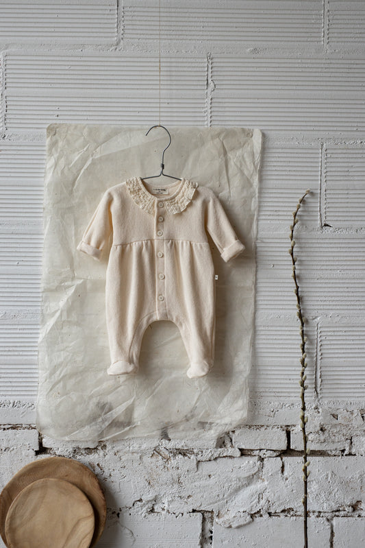 フットカバー付き 長袖ロンパース / ベビー