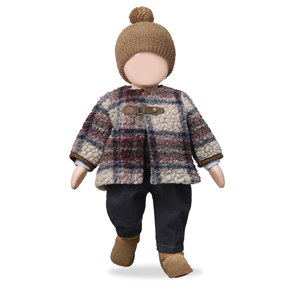 チェック ボアコート  / ベビー / キッズ